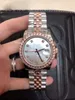 U1 Orologio da donna di moda di alta qualità Meccanico automatico 31mm Lunetta con diamanti Zaffiro Orologi da donna Bracciale in acciaio inossidabile Borse da polso impermeabili