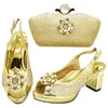 Dress Shoes Selling Italian Style Woman And Bag To Match Set Arrival Rhinestone Ladies For Evening Party