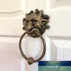 Porta aldrava leão cabeça porta alça lock resina pingente vintage escultura resina porta dianteira anel de porta de suspensão decoração preço de fábrica especialista qualidade mais recente