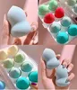 8PCS Makeup Sponge Puff Set MultiColor Foundation Powder Blush Beauty Sponges Puff Cosmetic Tools With Plastic Storage Box3960406