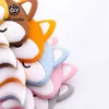 Let's Make 6pcs Baby Teether Tiny Rod Food Grade Silicone Teething For Teeth Cartoon Animals Shape Teethers 211106