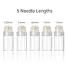 Hydra 20 Pin Micro Needle Titanium Tips Derma Needles Skin Care Bottle Stamp Ferramenta reutilizável para injeção de soro