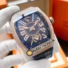 مصمم الساعات Vanguard Crazy ساعات V45 Automatic Mens Watch Rose Gold Diamond Bezel White Dial Black Leather Rubber Strap 6 لون الخصم