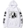 2021 NOUVEAU My Hero Academia Hoodies Hommes Femmes Hip Hop Sweat Anime Hawks Noir Hoodies Tops Vêtements Y0804