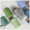 300g Creux Tricoté Crochet Fils Pour DIY Sac À Main Sac À Main Panier Chunky trapillo Nylon Cordon Polyester Fil Rond Corde Ligne Tissé197E