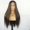 Synthetic Wigs Beautiful Diary Silky Straight Gluesless 13x4inch Futura Hair 4 Heat Resistant Lace Front For Black Women5501862