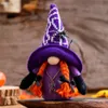 Party Supplies Halloween Gnomes Decorations Handmade Swedish Plush Vampire Doll Table Ornament Kids Gift PHJK2108