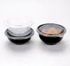 Disposable Take Out Container 200ML Small Round Bowl with Lid Kitchen Salad Snacks Picnic Containers for Party Camping