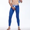 WJ Herren-Thermo-Unterhose aus Baumwolle, Ass, vorne offen, Gay-Wear, hohl, hochwertige Baumwolle, lange Jhons für Männer 201106