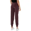 LU-031 Pantaloni da donna leggings da yoga allenamento palestra a vita alta allinea tasca due pantaloni sportivi da corsa laterali di alta qualità