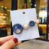 헤어 클립 Barrettes Macaron Pearl Clip Girls Snap Barrette Stick 헤어 핀 스타일 액세서리