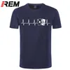 Camiseta Camisa do Heartbeat do póquer Camisa de Anime Home Cinza para homens Roupa que separa o algodão Cheap estampado t-shirts 210311