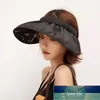 Wide Brim Hats Summer Visors Cap Foldable Large Sun Hat Beach For Women Hair Accessories Dual-use Straw Wholesale