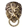 Retro Animal Lion Head Brosch Fashion Herrkläder Skjorta Krage Stift Nål Badge Lapel Pins och Brosches Smycken Tillbehör 4939 Q2