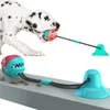 Hund rep boll dra leksak med sugkopp tugga tug leksaker sucker boll kan läcka mat hundar tandborste teether moq10 gratis dhl