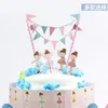 1set Wszystkiego najlepszego z okazji urodzin Topper Cake Flagi dinozaur Pirat Pieczenie dekoracja baby shower impreza Y200618
