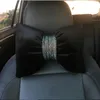 Bling diamond cristal bowknot assento travesseiro strass suprimentos auto pescoço apoio encosto acessórios de carro interior para as mulheres