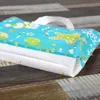 Present Wrap Plastic Påsar med handtag förpackningspåse Lot 50 st bärare för shopping god kvalitet grossist