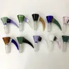 Огрозистые стеклянные миски раскрашенные кварцевые чаши 14 мм мужские аксессуары для сустава высота 50 мм для табачных масло.