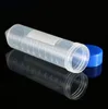 50ml Blue Screw Cap Cone Bottom Plast Test Centrifuge Tube med skala Sample Injektionsflaske Container Laboratory Supplies