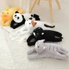 45 cm Super Weiche Panda Ente Plüsch Spielzeug Gefüllte Cartoon Tier Nette Katze Puppe Schlafzimmer Nickerchen Kissen Kinder Erwachsene Weihnachten Geschenke LA295