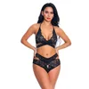 Conjuntos de sutiãs femininos conjunto de lingerie com cinta-liga sexy sutiã e calcinha com aro