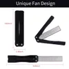 Knife Sharpening Stone Grit Pocket Knife Sharpener Diamond Folding Double-sided For Garden Kitchen Outdoor Tool Black Color Special