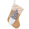 Kerst Kousen Zweedse Gnome Pluche Open haard Opknoping Ornamenten Gift Bag Kerstmis Holiday Season Party Decor Phjk2111