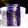 43 * 22mm Top Bohrte Regenbogen Fluorit Edelstein Glück Abakus Design Anhänger Ornamente Hand Geschnitzte Natürliche Rock Kristall Rechner Charme Für Reiki Chakra Schmuck DIY