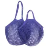 Cotton Shopping Bag Foldable Reusable Shopping Grocery Bag for Vegetable and Fruit Cotton Mesh Market String Net