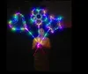 Flaş LED Işık Şeffaf Balon Renkli Oyuncak Parti Dekorasyon Bobo Balonlar Parlatıcı Oyuncaklar Işık-up Manzara Yolu Yard Işık Açık Lambalar Bahçe Işıkları G65DMUV