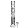 15.7 polegadas Função Waterpipe Vidro Bubbler Tubos de Fumaça de Cachimes Dólogos Dólogos Dab Dab Rigs Chicha com 14mm Banger