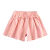 Pantalon de fille d'été jupe short en coton vêtements pour enfants plage 210723