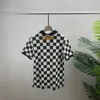 2022ss Frühjahr/Sommer Trend Mode Kurzarm T-Shirt Hochwertige Jacquard Damen Herrenbekleidung Größe: m~xxxl Farbe: Schwarz und Weiß j054