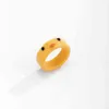 Acrylic Frog Ring Chick Resin Ringar för Kvinnor Flickor Simple Animal Estetic Smycken Vänskap Ringar Greative Party Travel Gifts G1125