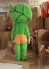 Maskerade gröna blad baby maskot kostymer halloween fancy party klänning tecknad tecken karneval xmas påsk reklam födelsedagsfest kostym outfit