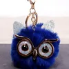 BIG EYE OWL OWL FUR RING GOLD BID BIDRECHAIN ​​BAG Hangs Hanging Mashion Modern Will and Sandy Red White Black