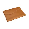 GNEUINE LEATHER A4 File Business Clutch Bags Mapp Mappen med stor kapacitet Kohude Hud Portefullen hela280L