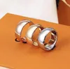 Gioielli di modo di modo dell'anello di anello di acciaio inossidabile del progettista di alta qualità per gli uomini e le donne Casual Ring Ring Regali per le donne