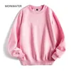 MOINWATER Women Fleece Warm Hoodies Lady Casual Streetwear Sweatshirt Female Thick Tops Outerwear for Winter MH2013 201208