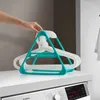 Ganchos Rieles Perchas geométricas creativas Bastidores de almacenamiento Ropa de baño multifunción Toallero Organizador de armario de dormitorio plegable de plástico