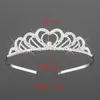 Girls Crowns With Rhinestones Wedding Jewelry Bridal Headpieces Birthday Party Performance Pageant Crystal Tiaras Wedding Accessories FK-003