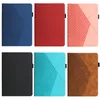 Fashion Business PU Leather skrzynki na iPad Mini 2 3 4 5 Mini5 7.9inch Cube Diamond Grain Luksusowy Portfel Flip Cover Credit ID Slot Pocket Shockproof Leżak