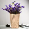 Сумки для хранения 1 PC Kraft Paper Pougher Conseher Вазоки