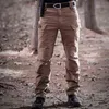 Erkek Taktik Kargo Pantolon Elastik Çok Cep Açık Rahat Pantolon Askeri Ordu Savaş Pantolon Sweatpants Artı Boyutu 6XL 211110