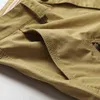 Shorts décontractés hommes côté avec fermeture éclair Cargo Shorts droite coton Mans pantalons bas vêtements d'été 2022 H1210