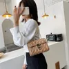 Cross Body Women's Bag Embroidery Sewing Thread Chain Shoulder Messenger Fashion Luxury Designer Leather White Small Purse Evening Bags