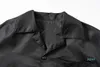 Lyx-europeisk damskjorta för herr avslappnat märke korta blusar Klassisk inverterad triangel lös Importerad högkvalitativ nylonverktyg