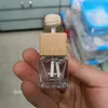 8ml bottiglia di profumo per auto presa d'aria vetro vuoto olio essenziale diffusore ornamenti accessori originalità girare le bottiglie morsetto DH0107