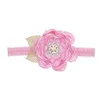 Stereoscopische chiffon bloemblad kanten hoofdbanden baby kinderen haarband voor meisjes mode sieraden wil en zandwit rood blauw